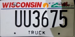 2023 Wisconsin Truck License Plate
